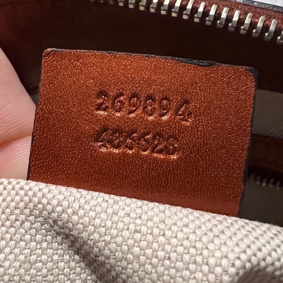 Gucci Monogram Web Mayfair Top Handle Satchel Crossbody Two Way Shoulder Bag - Picture 4 of 16